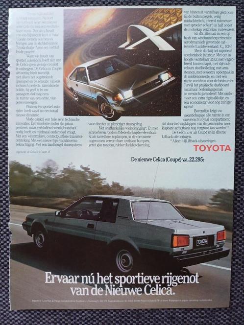 Toyota Celica (Coupe) advertentie, Boeken, Auto's | Folders en Tijdschriften, Zo goed als nieuw, Toyota, Verzenden