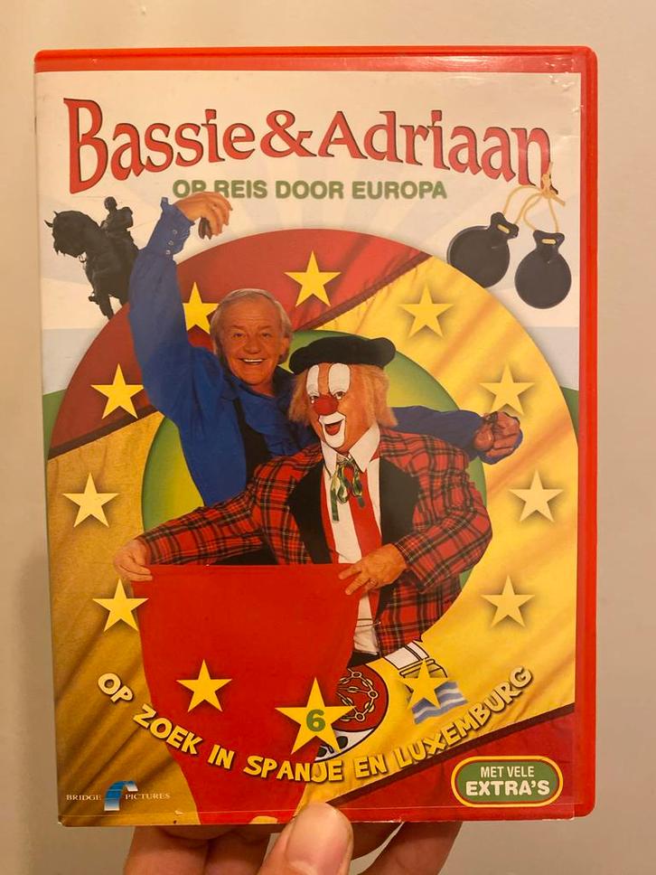 Bassie & Adriaan: Op Reis Door Europa DVD, Cd's en Dvd's, Dvd's | Kinderen en Jeugd, Gebruikt, Film, Avontuur, Alle leeftijden