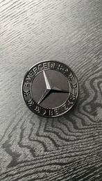 Mercedes embleem logo zwart motorkap, Auto diversen, Autostickers, Ophalen of Verzenden