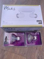 Spots met 2 LED lampen, Metaal of Aluminium, Nieuw, Ophalen of Verzenden, Modern