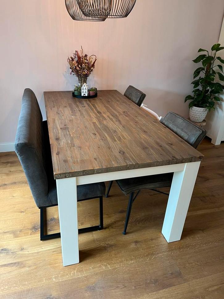 Lizzano eettafel 190x95, Huis en Inrichting, Tafels | Eettafels, Gebruikt, 50 tot 100 cm, 150 tot 200 cm, Vijf personen of meer