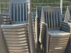 65 terrasstoelen, Tuin en Terras, Ophalen, Gebruikt, Kunststof, Stapelbaar