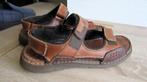 bruine leren heren sandalen, Ophalen of Verzenden, Zo goed als nieuw, Bruin, Sandalen