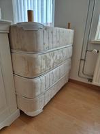 Gebruikt bed, Huis en Inrichting, Slaapkamer | Bedden, Ophalen, Gebruikt, 90 cm, Beige