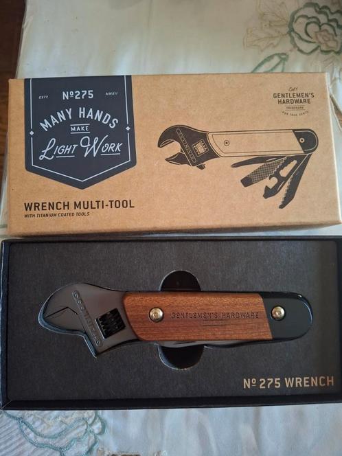 Gentlemen's Hardware Wrench Multi-Tool, Doe-het-zelf en Verbouw, Gereedschap | Handgereedschap, Nieuw, Ophalen of Verzenden