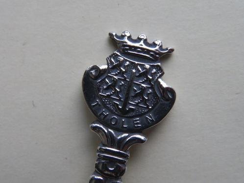 Keltum lepeltje oud wapen Tholen 1817-1973 Zeeland, Verzamelen, Porselein, Kristal en Bestek, Zo goed als nieuw, Verzenden