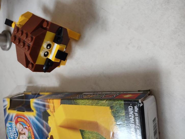 Stax leeuw bouwen met licht en geluid, Hobby en Vrije tijd, Overige Hobby en Vrije tijd, Zo goed als nieuw, Ophalen of Verzenden