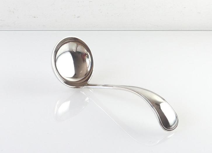 Antieke zilveren sauslepel, 1917, Antiek en Kunst, Antiek | Goud en Zilver, Zilver, Ophalen of Verzenden