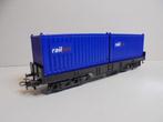 Railpro Draagwagon met 2 Containers van 20ft. **Nieuw** (07), Hobby en Vrije tijd, Modeltreinen | H0, Wisselstroom, Ophalen of Verzenden