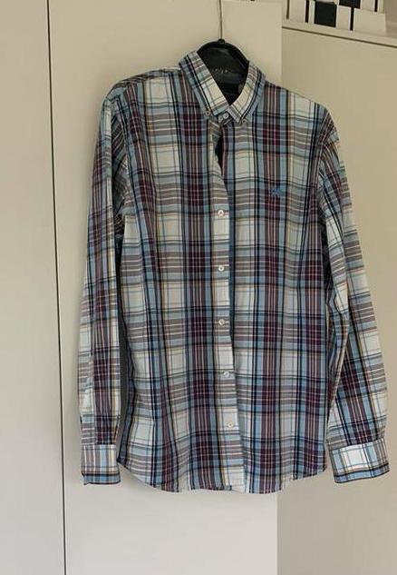 Vanguard overhemd bijna nieuwstaat! Ruit XL, Kleding | Heren, Overhemden, Zo goed als nieuw, Halswijdte 43/44 (XL), Overige kleuren