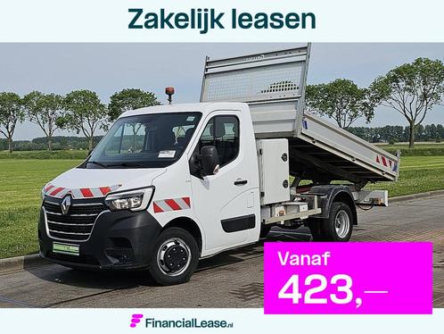 Renault Master 2.3 DCI 130 DL KIPPER kist, trekhaak, bladrek, Auto's, Bestelauto's, Bedrijf, Lease, Financial lease, ABS, Airconditioning