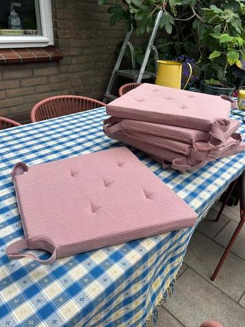 Set van 6 Zitkussen voor Tuinstoelen (Ikea Justina) beschikbaar voor biedingen