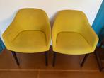 Vitra Softshell geel 2x, Huis en Inrichting, Ophalen, Stof, Gebruikt, Twee