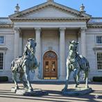 Beelden Tuinbeelden Paarden Brons 2,08 m Art. Nr.: 27411, Tuin en Terras, Ophalen, Zo goed als nieuw, Overige materialen, Dierenbeeld