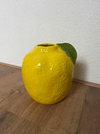 Citroën Vaas - Geel met Groen Accent, Geel, Aardewerk of Porselein, Nieuw, Ophalen of Verzenden