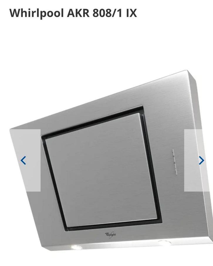 Te koop nieuwe Whirlpool afzuigkap plus  afvoerkap, Witgoed en Apparatuur, Afzuigkappen, Nieuw, Ophalen of Verzenden