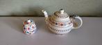 NIEUWE theepot+ suikerpot van Kakelbont Yvonne Jaspers, Overige typen, Ophalen of Verzenden, Zo goed als nieuw, Overige stijlen