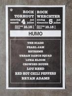 orgineel affiche/flyer Werchter 1992, Verzamelen, Rechthoekig Staand, A4 of kleiner, Ophalen of Verzenden, Zo goed als nieuw