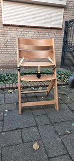 Schardt Meegroeistoel Beuken met Beugel, Ophalen, Gebruikt, Meegroeistoel, Gordel(s)