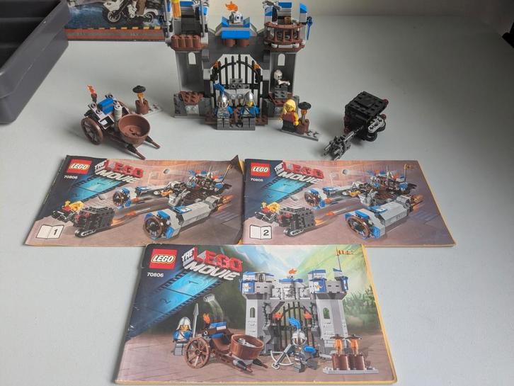 Lego Movie 70806 Kasteel Cavalerie, Kinderen en Baby's, Speelgoed | Duplo en Lego, Zo goed als nieuw, Lego, Complete set, Ophalen of Verzenden
