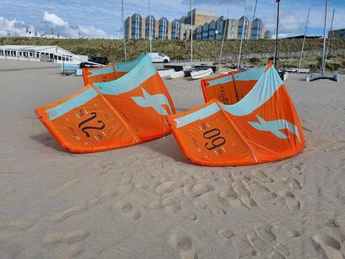 F-One Bandit (9m2) + (12m2) + Bar 2023 set, Watersport en Boten, Kitesurfen, Zo goed als nieuw, Kitesurf-set, 9 m², Geen board