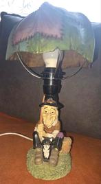 Unieke Heksenlamp met Kat en uil., Ophalen of Verzenden