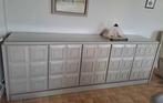 Brutalist Dressoir en Barkast set - De Coene ‘71, Huis en Inrichting, Kasten | Dressoirs, Ophalen, Gebruikt, 150 tot 200 cm, Glas