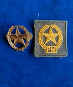 Schutter emblemen Pistool mitrailleur, Ophalen of Verzenden, Landmacht, Nederland, Embleem of Badge