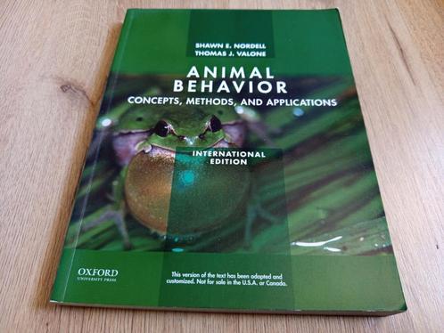 Animal Behavior - Nordell & Valone, Boeken, Studieboeken en Cursussen, Gelezen, WO, Beta, Ophalen of Verzenden