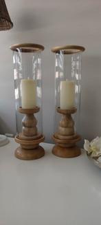 Windlichten XL, Ophalen, Zo goed als nieuw, Hout, Minder dan 25 cm