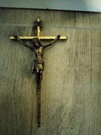 Jesus aan kruis messing, Antiek en Kunst, Ophalen of Verzenden
