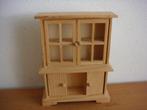 Houten kabinet voor een poppenhuis, Verzamelen, Poppenhuizen en Toebehoren, Ophalen of Verzenden, Zo goed als nieuw, Decoratie