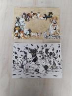 Mooie ansicht kaart met envelop dalmatier pups NIEUW, Ophalen of Verzenden, Ongelopen, Hond of Kat
