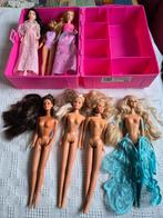 Barbie Collectie - 7 poppen met koffer en accessoires, Kinderen en Baby's, Speelgoed | Poppen, Ophalen of Verzenden, Gebruikt
