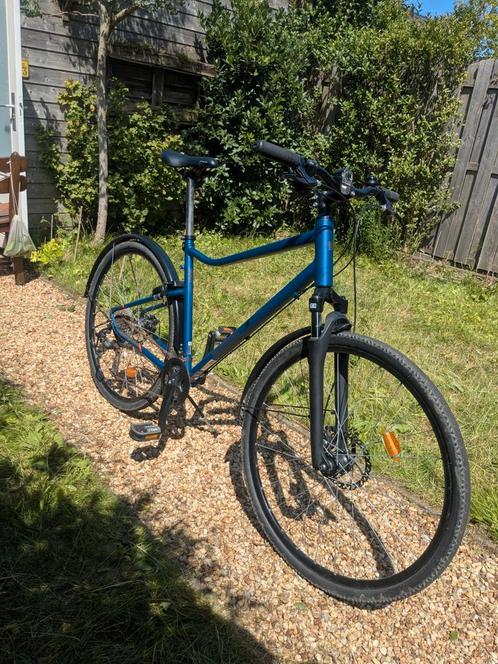 Hybride fiets  Riverside 500 nachtblauw, Fietsen en Brommers, Fietsen | Heren | Sportfietsen en Toerfietsen, Overige merken, Minder dan 10 versnellingen