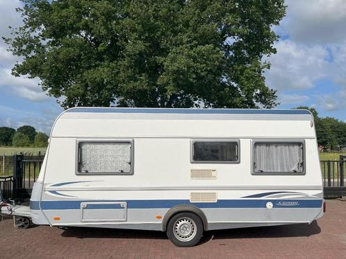 Mooie Fendt Saphir 470 TFB Frans Lengtebed, Caravans en Kamperen, Caravans, Bedrijf, tot en met 4, 1000 - 1250 kg, Rondzit, Fendt