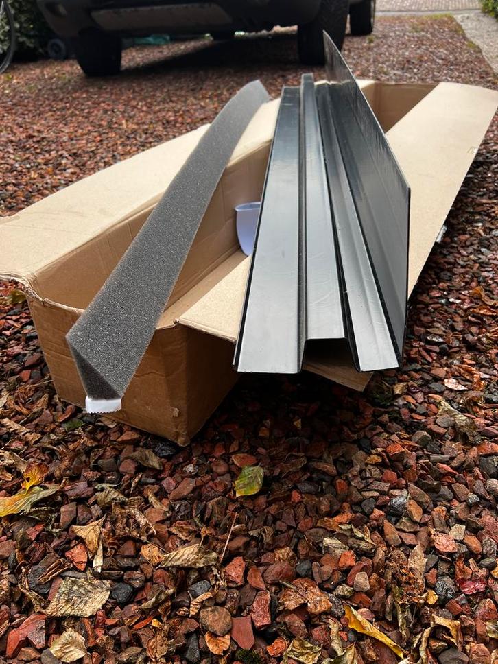 Verholen Goot 1.5m - Nieuw!, Doe-het-zelf en Verbouw, Dakpannen en Dakbedekking, Nieuw, Overige typen, Kunststof, Zwart, Minder dan 5 m²