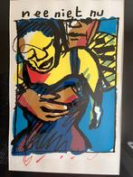 Herman Brood, “Nee niet nu”, Antiek en Kunst, Kunst | Litho's en Zeefdrukken, Ophalen of Verzenden
