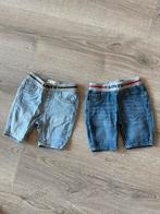 Levis spijkerbroek kort 2x maat 18m/86, Kinderen en Baby's, Babykleding | Maat 86, Ophalen of Verzenden, Zo goed als nieuw, Broekje