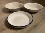 Vintage emaille kommen set, Antiek en Kunst, Antiek | Emaille, Ophalen of Verzenden