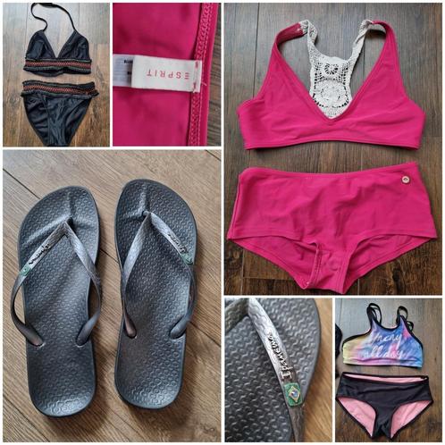 Esprit bikini 152 - 158 ipanema slippers 39 + gratis bikini, Kinderen en Baby's, Kinderkleding | Kinder-zwemkleding, Zo goed als nieuw