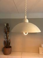 Vintage geëmailleerde trekkamp / pendellamp | jaren 70, Huis en Inrichting, Lampen | Hanglampen, Vintage mid century, Ophalen of Verzenden