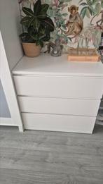 Ikea Malm 3 ladenkast wit, Huis en Inrichting, Ophalen, 50 tot 100 cm, Zo goed als nieuw, 3 of 4 laden