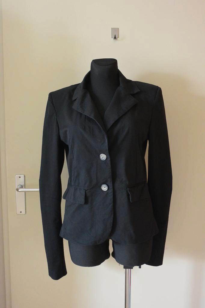 Dante6 jasje zwart M, Kleding | Dames, Jasjes, Kostuums en Pakken, Gedragen, Jasje, Maat 38/40 (M), Zwart, Ophalen of Verzenden