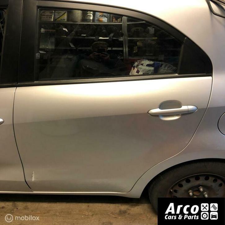 Kia Rio Portier Links Achter 3D Zilver 2010-2018, Auto-onderdelen, Carrosserie en Plaatwerk, Deur, Kia, Achter, Links, Gebruikt