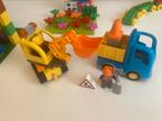 Originele DUPLO Graafmachine en truck, Kinderen en Baby's, Speelgoed | Duplo en Lego, Ophalen of Verzenden, Zo goed als nieuw