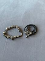 Pandora armbanden met diverse bedels, Ophalen, Zo goed als nieuw, Zilver