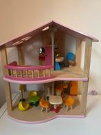 Houten poppenhuis Pintoy, Ophalen, Gebruikt, Poppenhuis