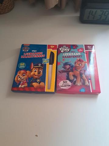 My Little Pony & Paw Patrol Leerzame Kaartensets - Nieuw! beschikbaar voor biedingen