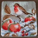 Hand geknoopt Smyrna kussen vintage, Ophalen of Verzenden